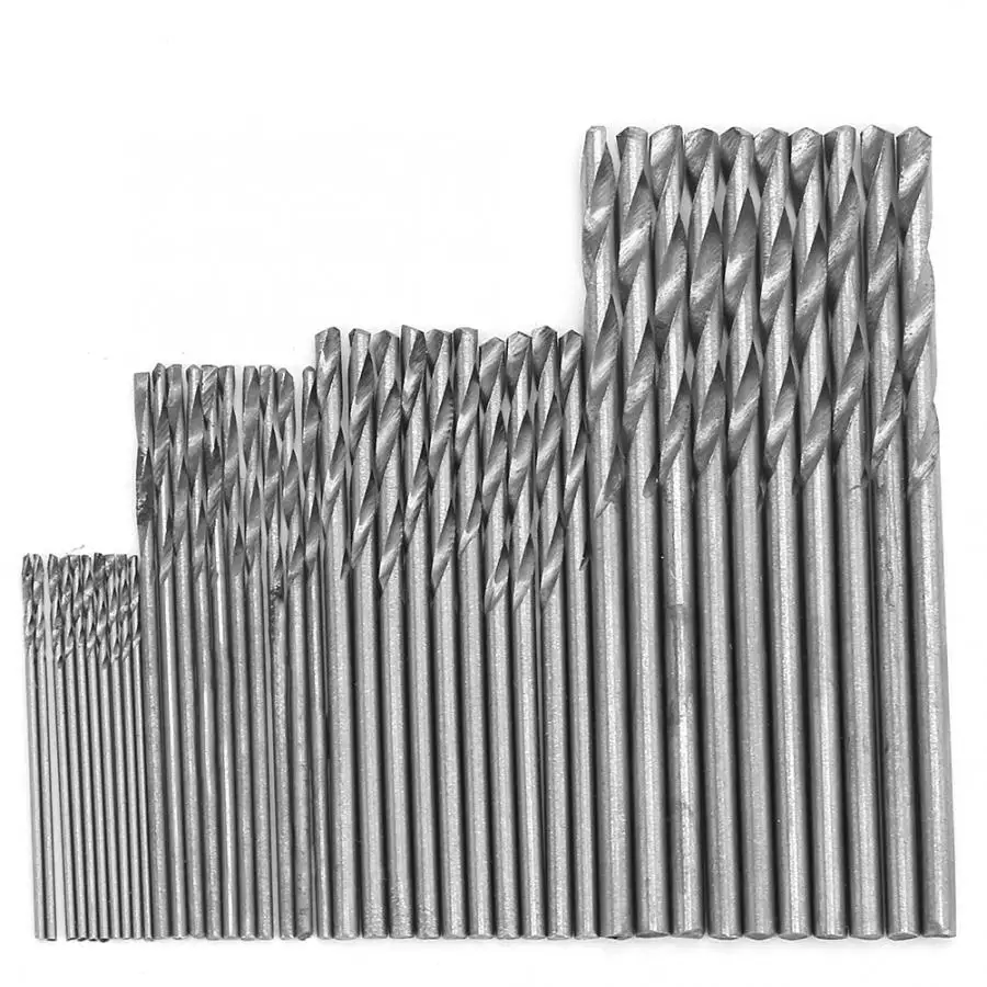 

40PCS Coated HSS Drill Saw Carpenter Durable High Speed Steel Twisting Drill Bit Set Round Shank Drilling Tool