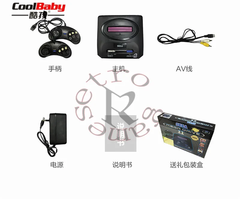 Supprot PAL Системы sega MD2 MD3 Игровые приставки 16 бит классический Ручные игры megadrive 3 ТВ