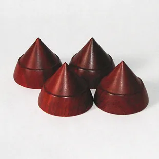 

Red Sandalwood Wooden Speaker Stereo Amplifier Tube Shock Spikes Conical Trumpet 23mmselling A Set Of 4pcs