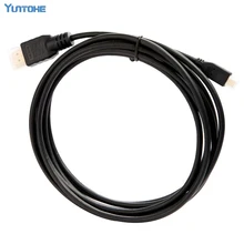 5 м/16 футов 1080 P HDMI 1,4 Micro HDMI к hdmi-кабель, адаптер Черный DHL/Fedex