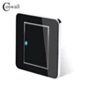 Coswall marque nouveauté 1 Gang 1 voie aléatoire cliquez sur/Off applique murale interrupteur avec témoin LED panneau en cristal acrylique ► Photo 3/5