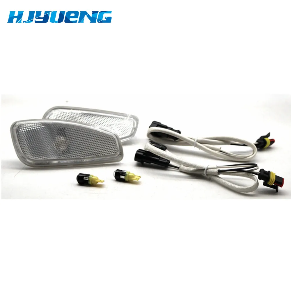 

2x Side Marker Lamp Cover LED Light Cable With Light for Jeep Renegade 2015 2016