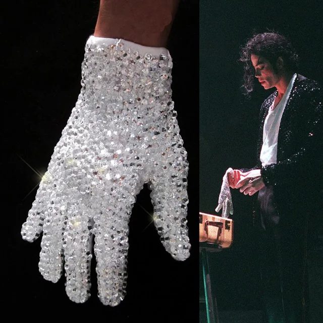 MJ Michael Jackson ultimate collection crystal glove handmade100