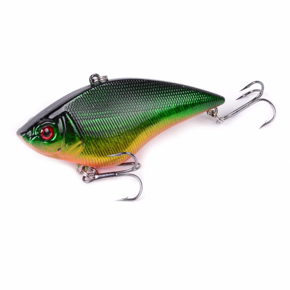 1 قطعة 7 سنتيمتر 16g المتذبذب الصيد السحر Rattlin هوك الصلب الاصطناعي البلاستيك VIB الطعم Crankbait جميع عمق الشتاء الجليد الصيد معالجة