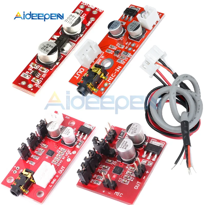 

MAX9812 MAX9814 Electret Microphone Amplifier Board Sound Voice Module 3V/3.6V/5V/12V Input Micro phone Amplifier Board Module