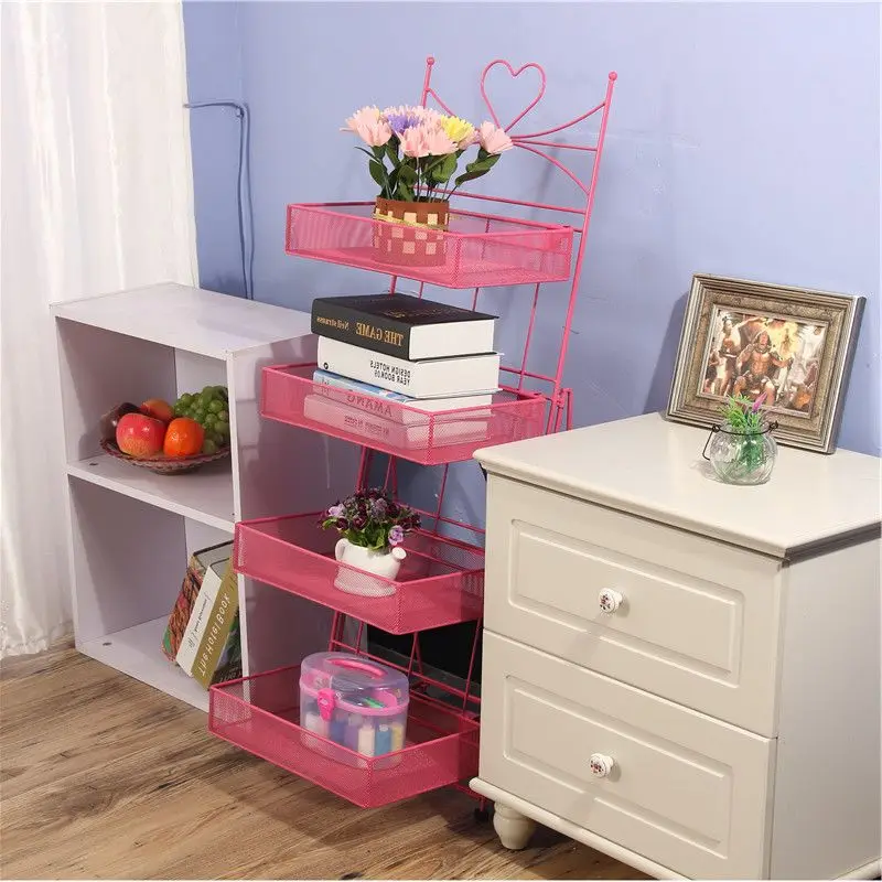 

4-layer Cosmetic shelf display stands & Nail polish shelf