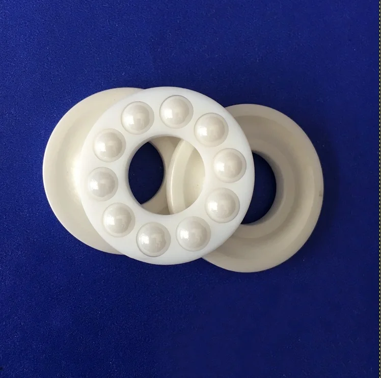 

10 шт 51100 51101 51102 51103 ZrO2 Полный керамический осевой шаровой Упорный подшипник 10x24x9 12x26x9 15x28x9 17x30x9 20x35x10 мм