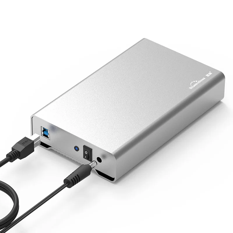  Blueendless 2018 nuevo 35 'Hdd carcasa de aluminio Sata a USB funda de disco duro USB 30 Hdd caja d