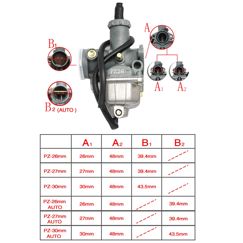 ZSDTRP PZ26 PZ27 PZ30 карбюратора мотоцикла карбюратор чехол для honda CG150 125 200 250 XL XF 150 200 TTR250 Байк ручной дроссель