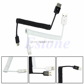 

USB 3.1 Type C USB-C Spring Coiled Male to Male Data Cable Whosale&Dropship