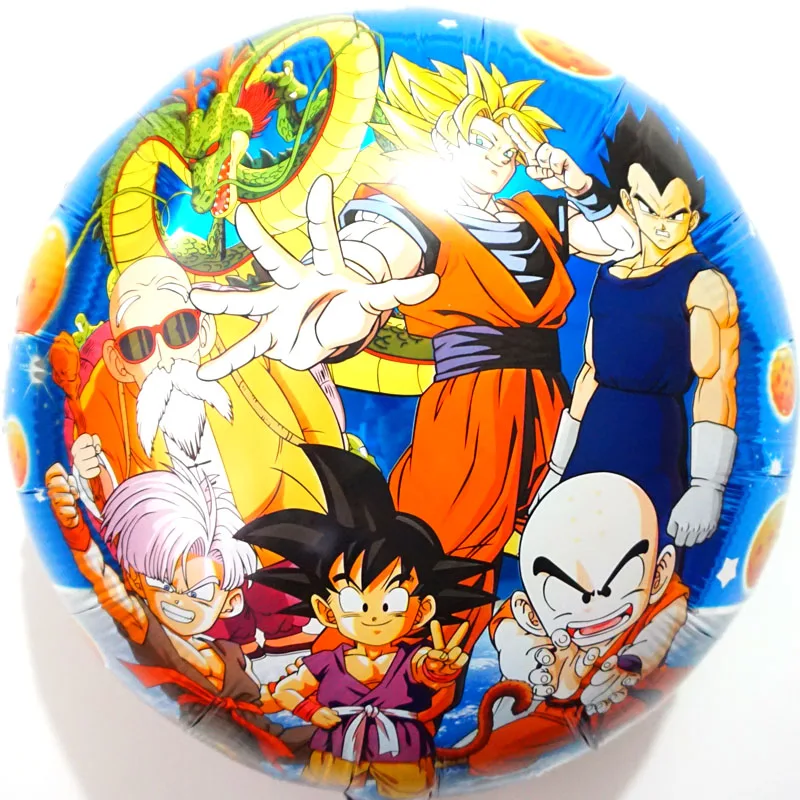 5 шт./лот dragon ball воздушные шары с гелием 18 дюймов круглый Сон Гоку воздушный шарик из фольги в форме детские игрушки для вечеринка для мальчика день рождение украшения «Жемчуг дракона»