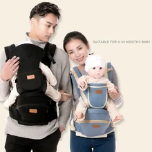 Рюкзаки-Кенгуру дышащий хлопковый переносчик для новорожденного Мягкая натуральная сумка Колыбель для новорожденного куртка Эргономичная Детская Обёрточная бумага слинг принадлежности