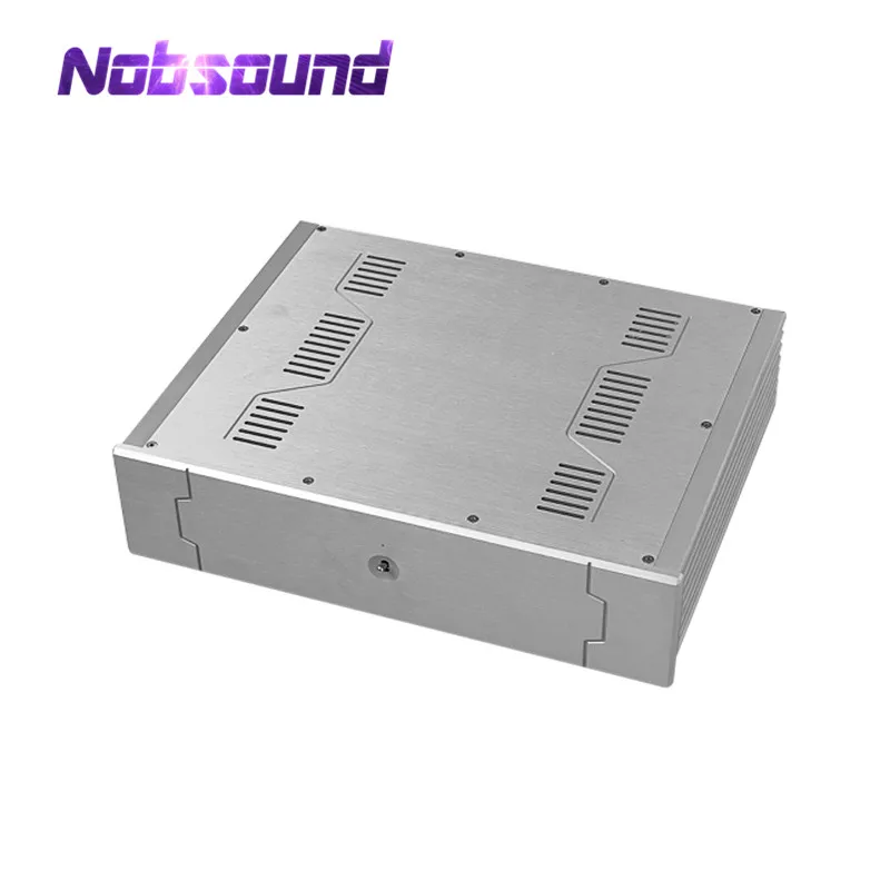 

Aluminum Amplifier Chassis / Merge Enclosure / Preamp Case / Silver Cabinet Box