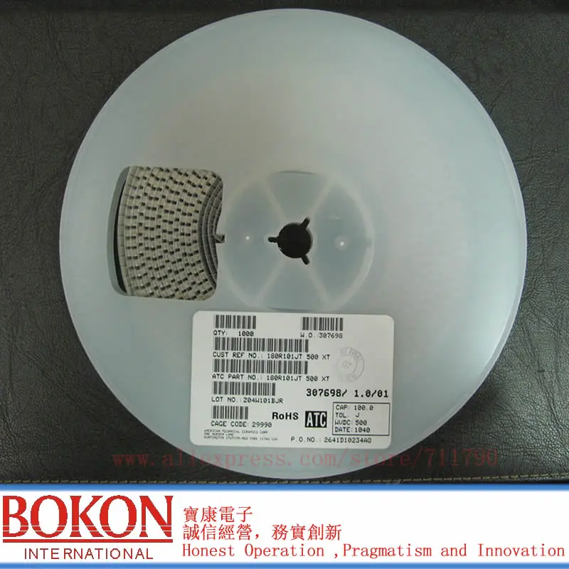 

High Q Capacitors P90 ATC100B9R1JT500XT ATC100B9R1JW500XT ATC100B9R1JP500XT ATC100B9R1JT500XT a9R1J a9R1J 9.1pF Chip Capacitor