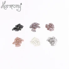 1000 шт./упак. 2,8 см с 8 зубы я форма небольшом волосяным Шарм расширение защелкивающиеся зажимы 6 видов цветов для вашего выбора