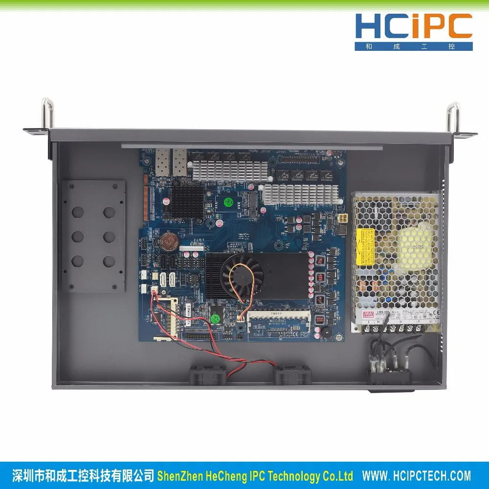 Hcipc B204-2 HCL-SC1037-8L2FSPB, 4 г+ 64 г, C1037U 82583 В 8LAN+ 2FSP 1U брандмауэр системы, 1U 8LAN маршрутизатор, 8LAN материнская плата, сетевой маршрутизатор