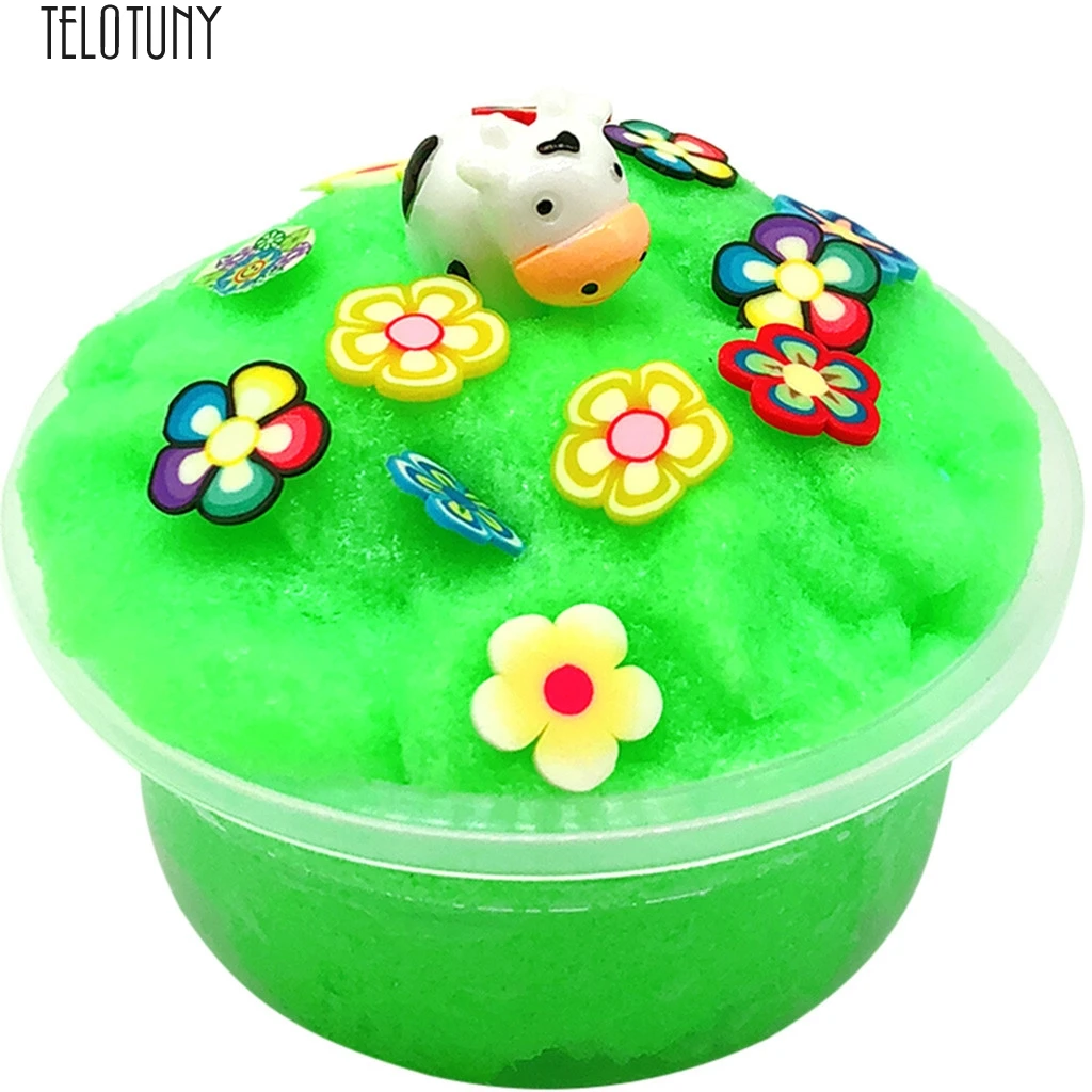 

TELOTUNY Slime Clay Cloud Ice Worlds Puff Squishies Mud Slime Putty Scented Stress Clay Sludge Toy Developmental Toy Hot New J24