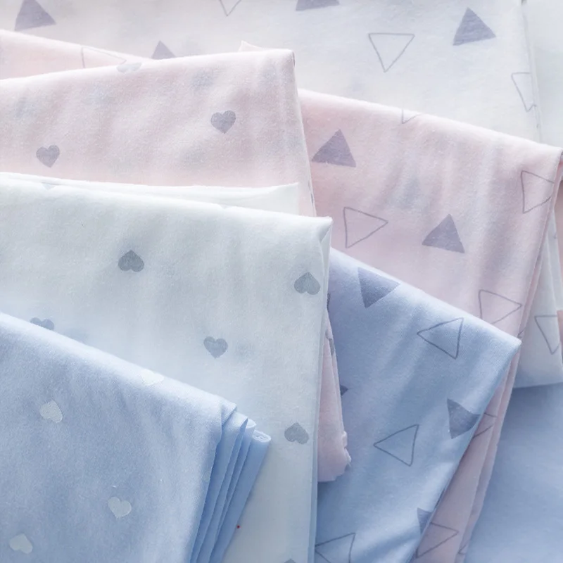 100% Cotton Summer Sweater Fabric Baby Sleepwear Skirt Elastic Knitted Thin | Дом и сад