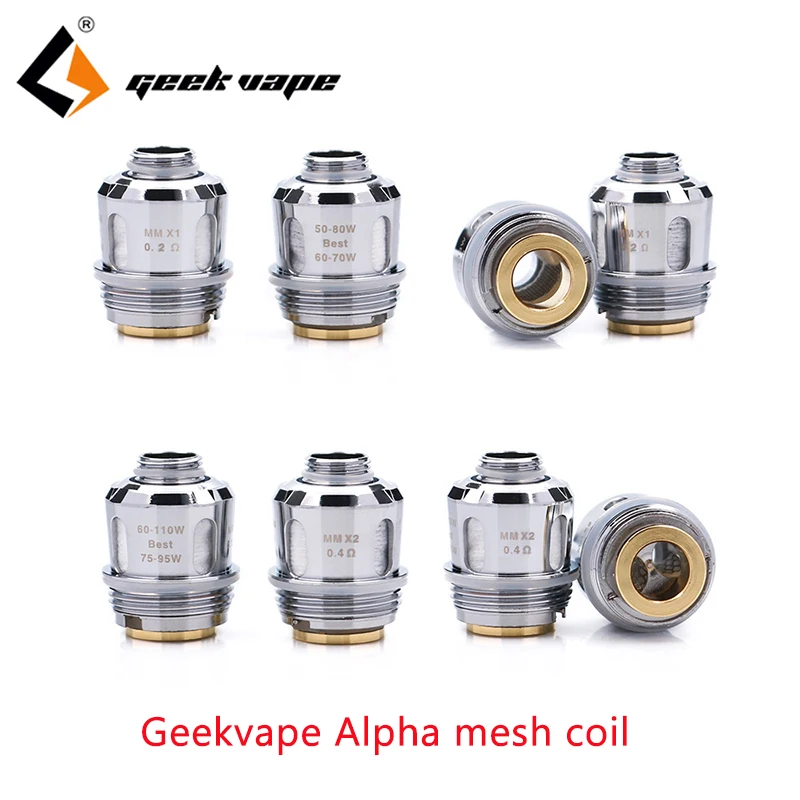 Новые 3 шт. катушки Meshmellow для Geekvape Alpha Tank 0. 5ohm/0.15ohm тройной сетки испаритель