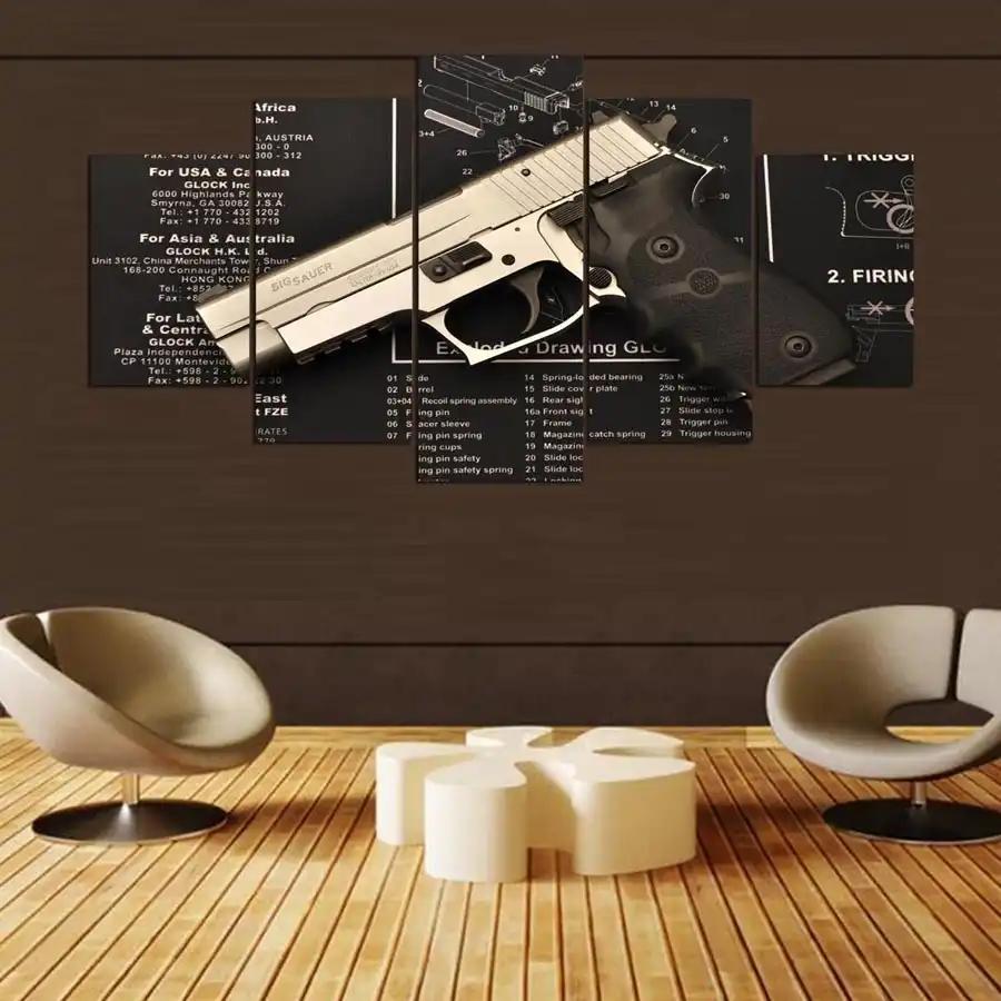 Wall Pictures For Living Room Cuadros Nordic Decoration New Art Canvas Painting Picture Poster 5 Panel Gun Landscape Ygyt Wall Pictures For Living Room Cuadros Nordic Decoration New Art Canvas Painting Picture Poster 5 Panel Gun Landscape Ygyt