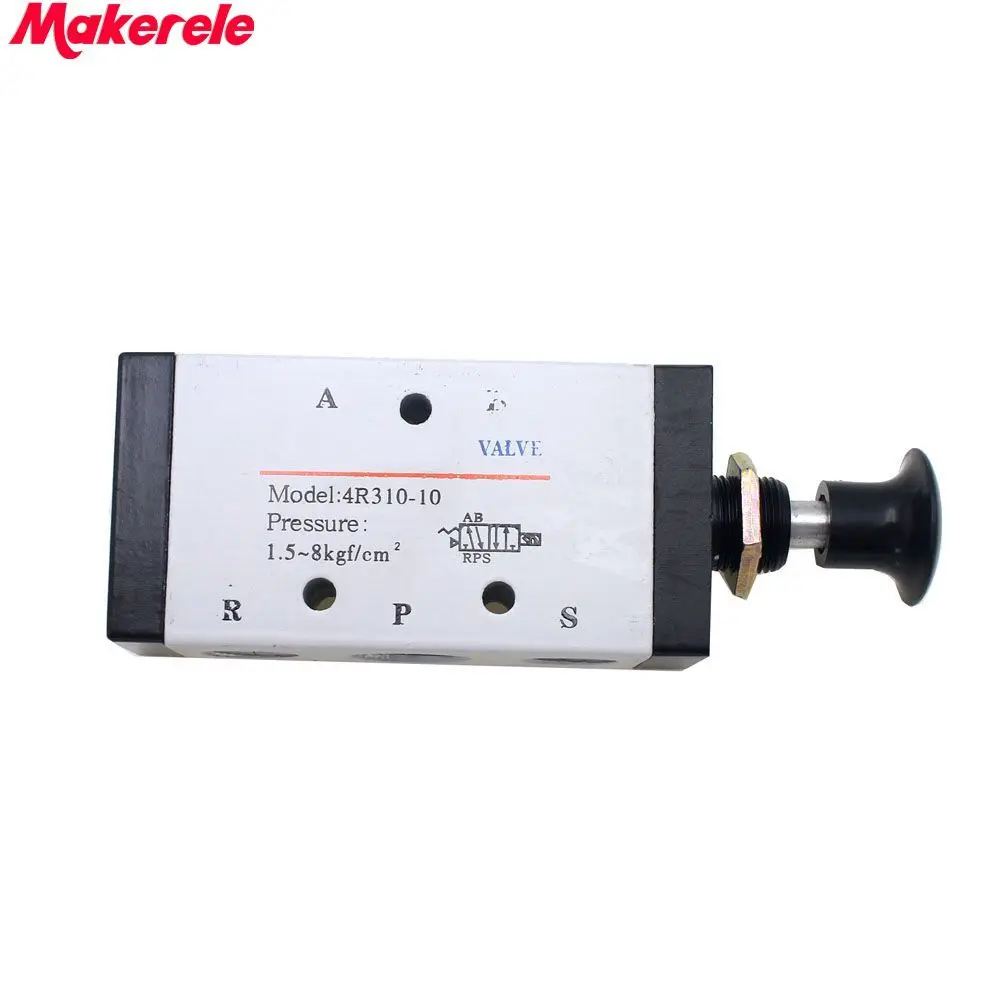 

Free Shipping G3/8" 4R310-10 2 Position 5 Way Hand Push Pull Mechanical Valve Makerele