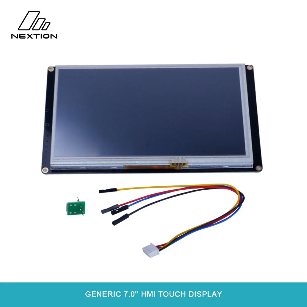 Nextion Enhanced NX8048K070-Универсальный 7,0 ''полноцветный ЖК-резистивный сенсорный экран HMI встроенный RTC/1 K EEPROM/8 цифровой GPIO