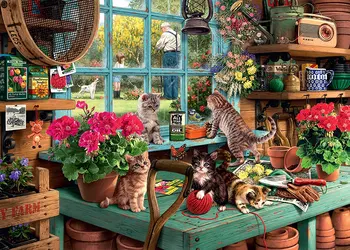 

Curious Xiao Mao Naughty 1000 Pieces of German Imported Jigsaw Puzzle