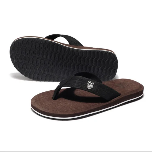 

SORRYNAM Big Size EUR 39~48 Summer slippers flip flop men Outdoor For Casual Walking Cool slippers beach man /free/life TT