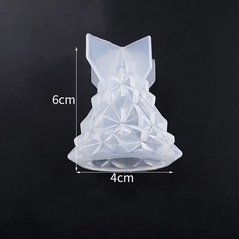 

Silicone Mold DIY Light Holder Christmas Tree Bedroom Lamp Container Molds Epoxy Resin Handmade Crafts Charms Jewelry Making