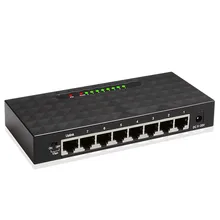 KuWFi Smart Gigabit 8 Port Switch 10/100/1000 Gigabit Ethernet Network Switch Lan Hub High Performance Ethernet Smart Switcher