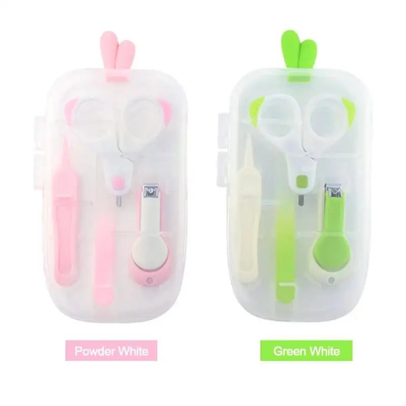 

Baby nail clipper set Mini Finger Toe Clipper Nail Scissors Cutter Practical Safe Baby Nail Care stainless steel + PP + ABS