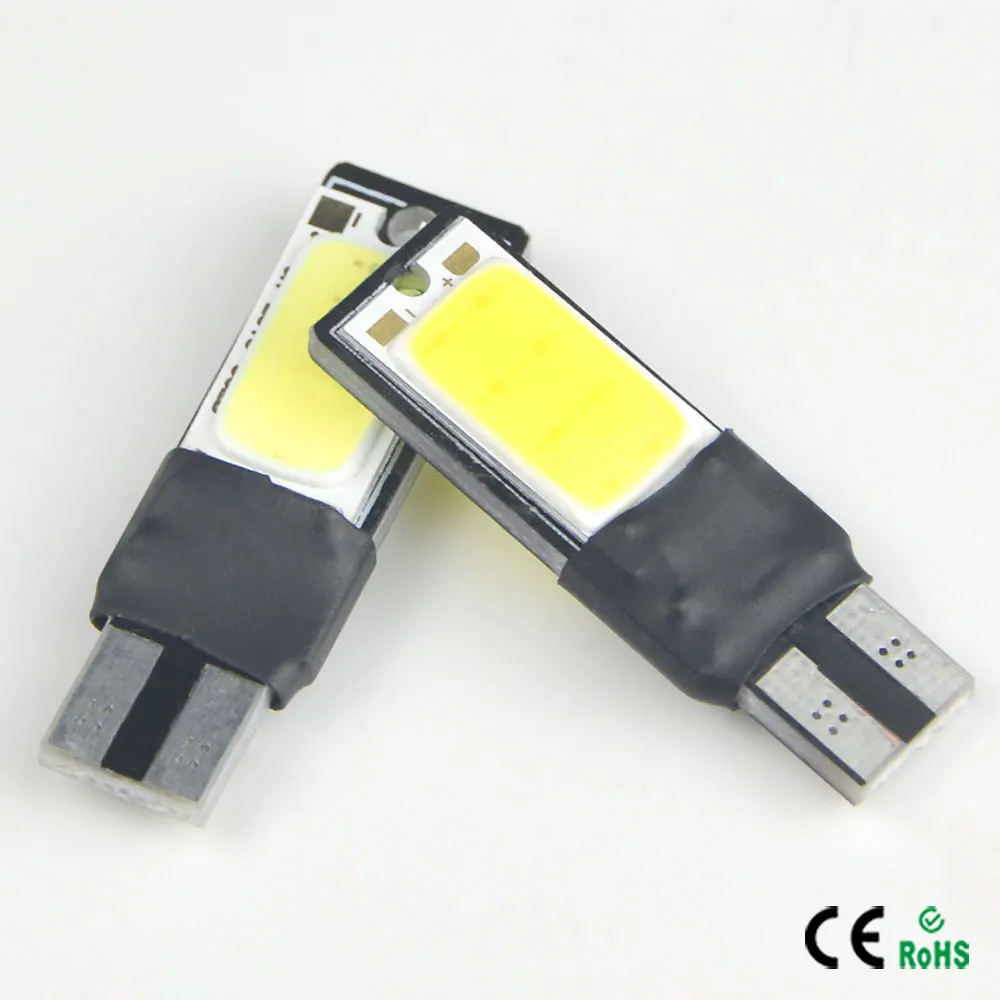 Автомобильная светодиодная лампа CANBUS T 10 194 192 168 COB 1 шт. белая мощная