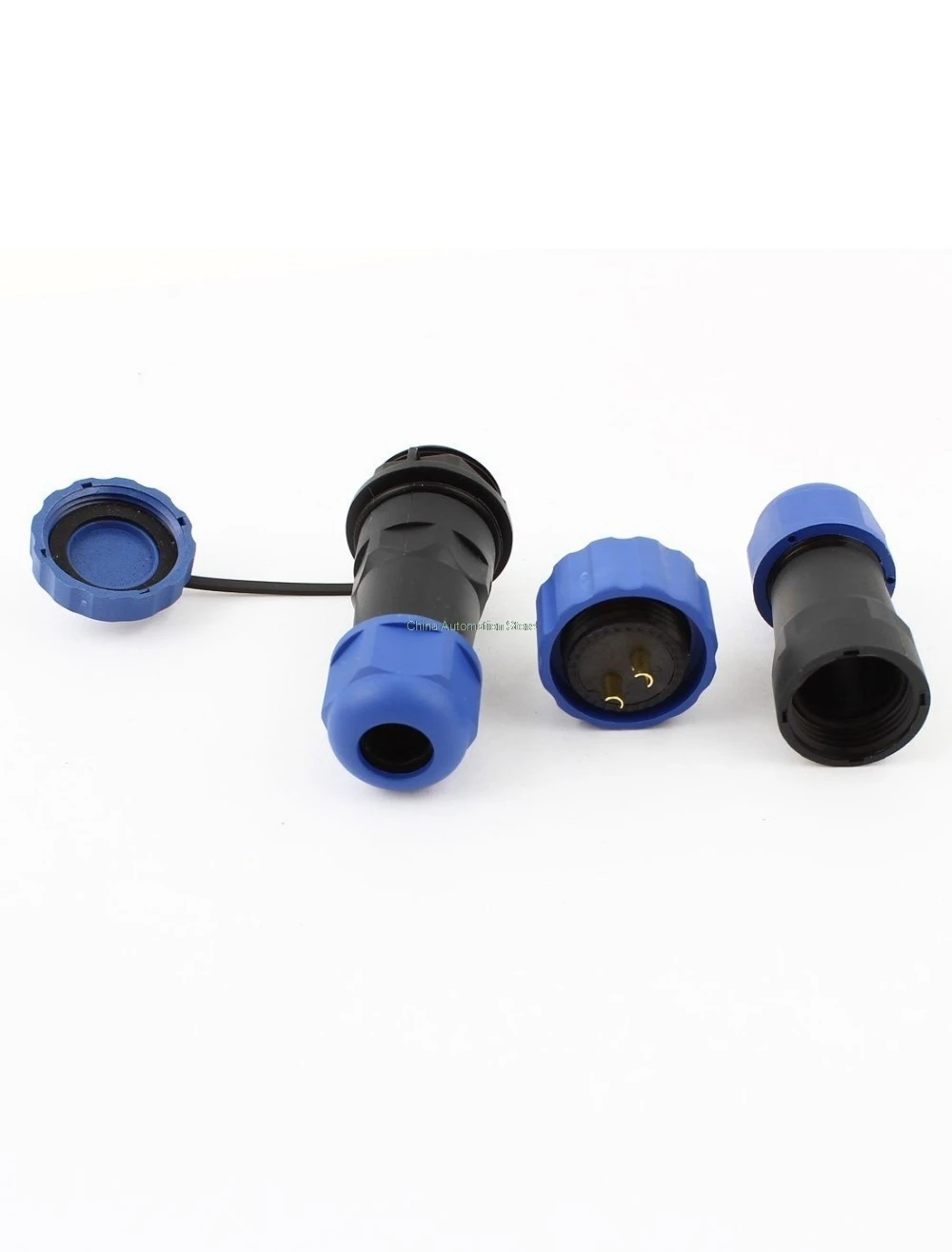 4 Pin Pair Waterproof Aviation Cable Connector Plug w Socket IP68 SP16-4