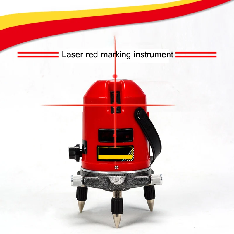 

360 degree 2 Lines 2 Points Laser Level Red Beam Line Laser Self-Leveling 635nm Rotary laser Level Meter