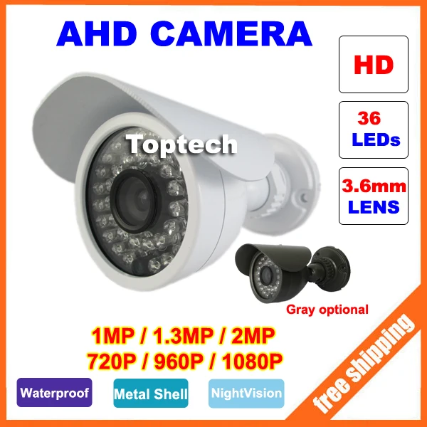 AHD CCTV Camera 720P 960P 1080P Security 1MP 1.3MP 2MP CMOS AHD-M -H Outdoor IR Night Vision Analog Surveillance | Безопасность и