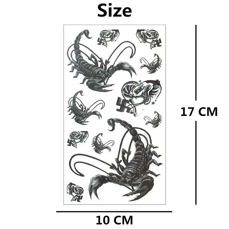 Тату Наклейка на тело 17 х10 см водостойкая|flash tattoo stickers|tattoo stickertatoo styles |
