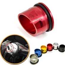 BJMOTO CNC Aluminum Exhaust Tip Cover For Yamaha T max Tmax 530 2012 2015 Motorcycle Parts