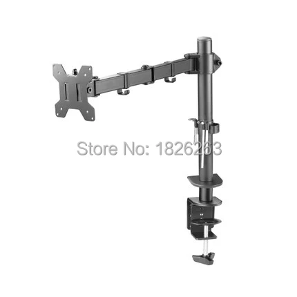 

Full Motion Desktop Clamping/ Grommet 10"-27" Monitor Holder Mount Arm Free Lifting Rotary Display Stand Rack Loading 9.9kgs