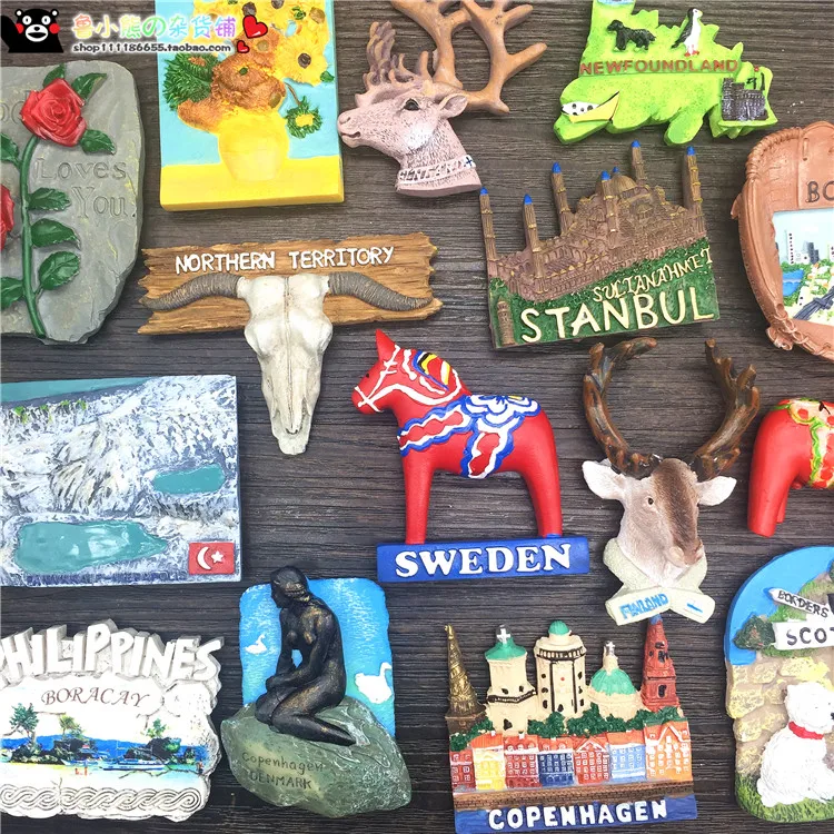 

New Handmade Painted Scotland Bagpiper 3D Fridge Magnets England Travel Souvenirs Refrigerator Magnetic Sticker Home Decoration