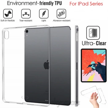 

Case For iPad Mini 5 4 3 2 1 7.9 Case Silicone For IPad Air 2 3 Pro 12.9 11 10.5 9.7 2017 2018 Cover 2019 Clear Transparent Soft