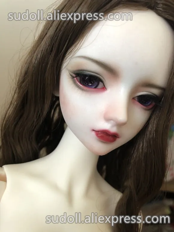 SuDoll BJD кукла 1/3 милая девочка Женская Ручная работа голая Неокрашенная + случайные