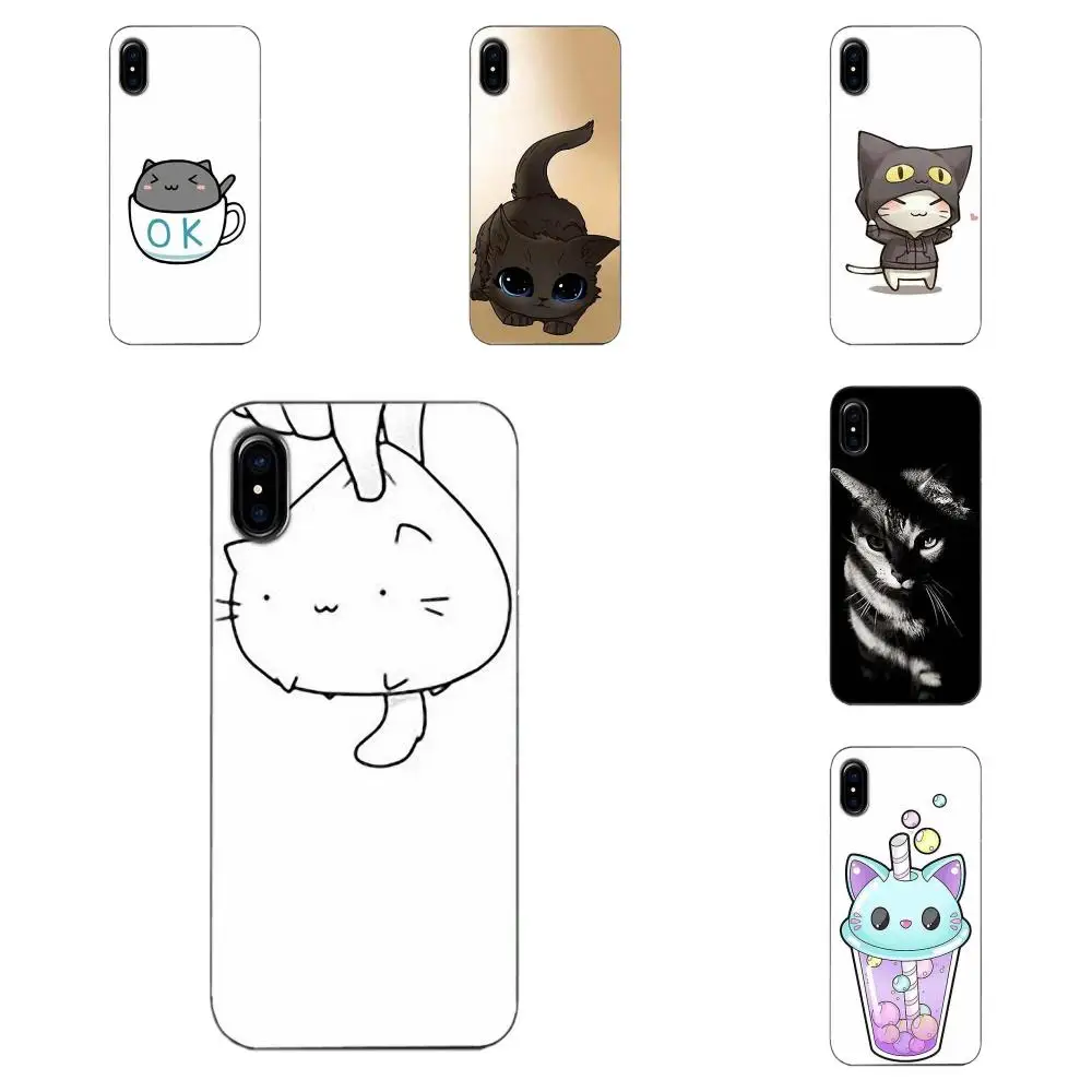 Мягкий резиновый чехол для телефона Tpwxnx Kawaii Cute Cat Sony Xperia Z Z1 Z2 Z3 Z4 Z5 compact Mini Premium M2 M4 M5