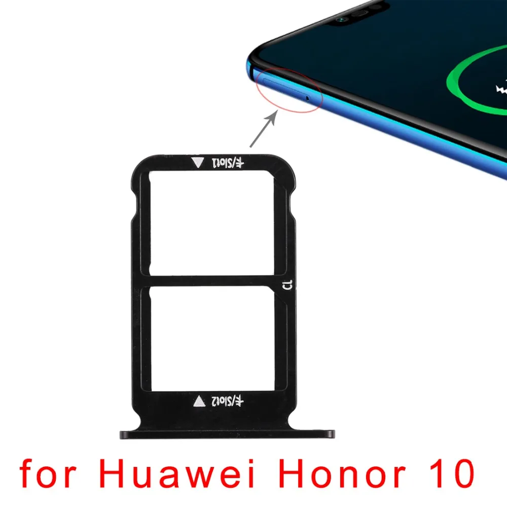 Лоток для sim карт + лоток Micro SD Huawei Honor 8C/8X /10 ремонтные детали|Адаптеры SIM карт| |