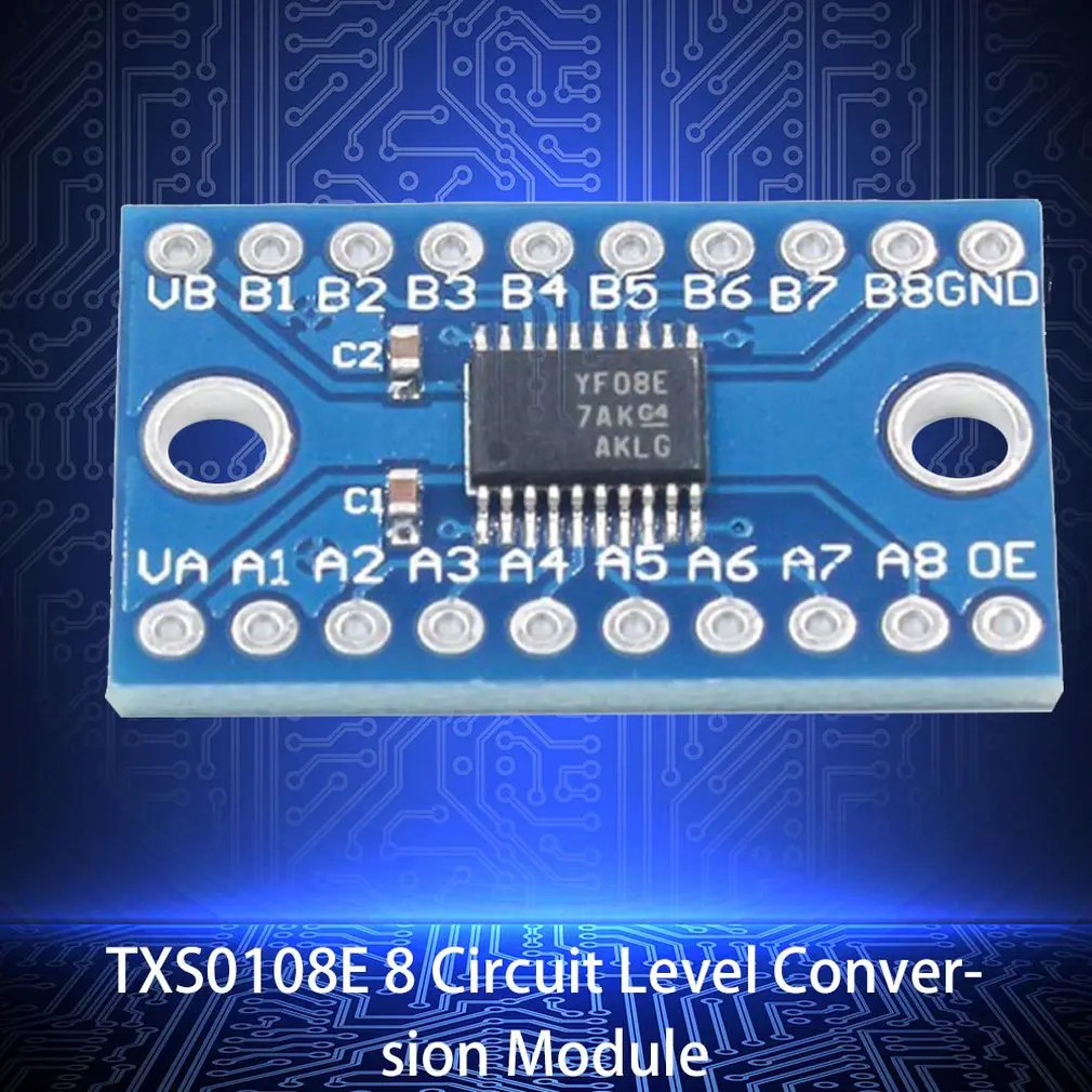 Txs0108E высокое Скорость дуплексный режим 8-Канальный уровня модуль перевода 8-разрядный двунаправленный Напряжение конвертер