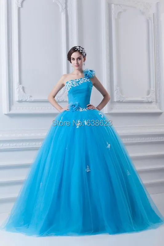 light blue colour long frock