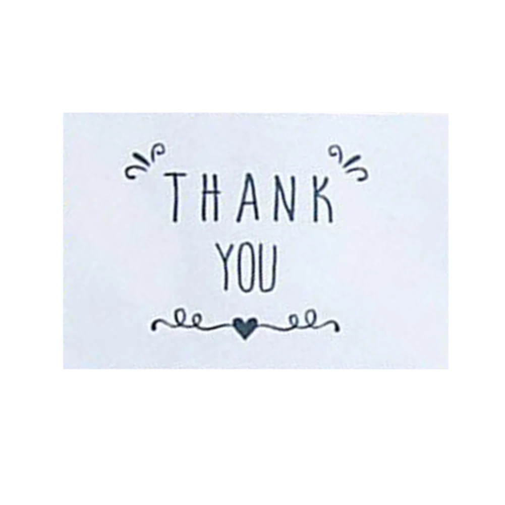 

42pcs/sheet Thank You Sticker Labels sealing stickers biscuit bag of decorative stickers Baking packaging stickers