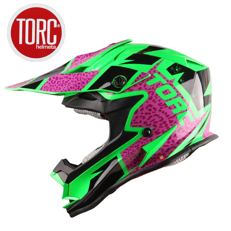TORC T32 внедорожный шлем moto cross шлем torc casco шлем moto capacetes moto rcycle шлемы щит ECE Сертификация - Цвет: green mine