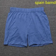 Испанские синие спортивные трусы-боксеры для мальчиков, детские шорты, детские трусики, Трусы из чистого хлопка, детское нижнее белье, трусы синего цвета, От 2 до 12 лет, 4 шт./лот