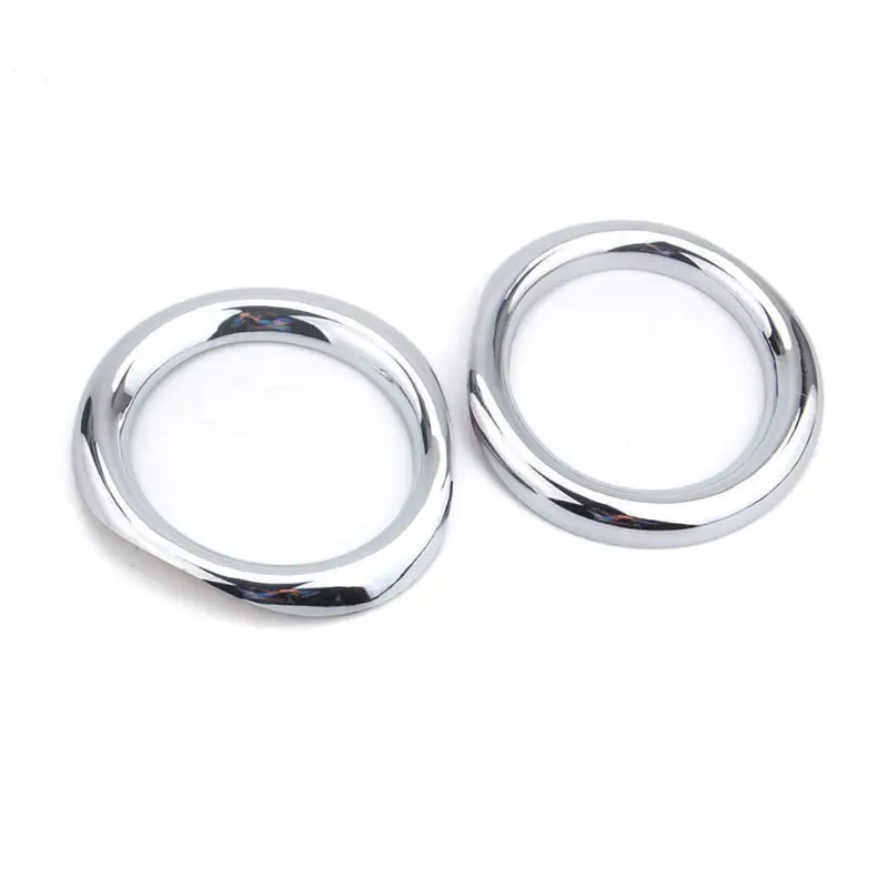 1 Pair ABS Chrome Car Front Fog Lamp Light Cover Trim For TOYOTA C-HR CHR Car Exterior Accessories Styling