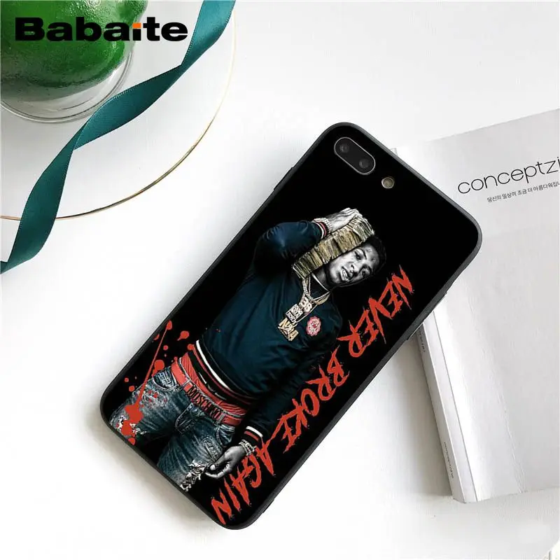 Babaite Youngboy Never Broke Again Merch Customer High Quality Phone Case for iPhone 5 5Sx 6 7 7plus 8 8Plus X XS MAX XR 10 Case